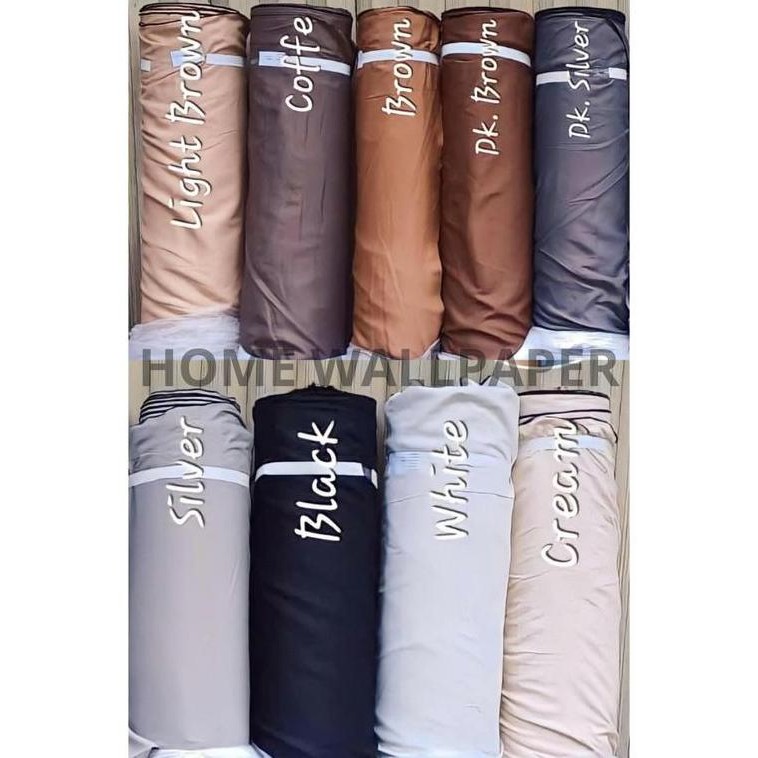 TERBARU - Bahan kain Gorden meteran blackout 80% (import)