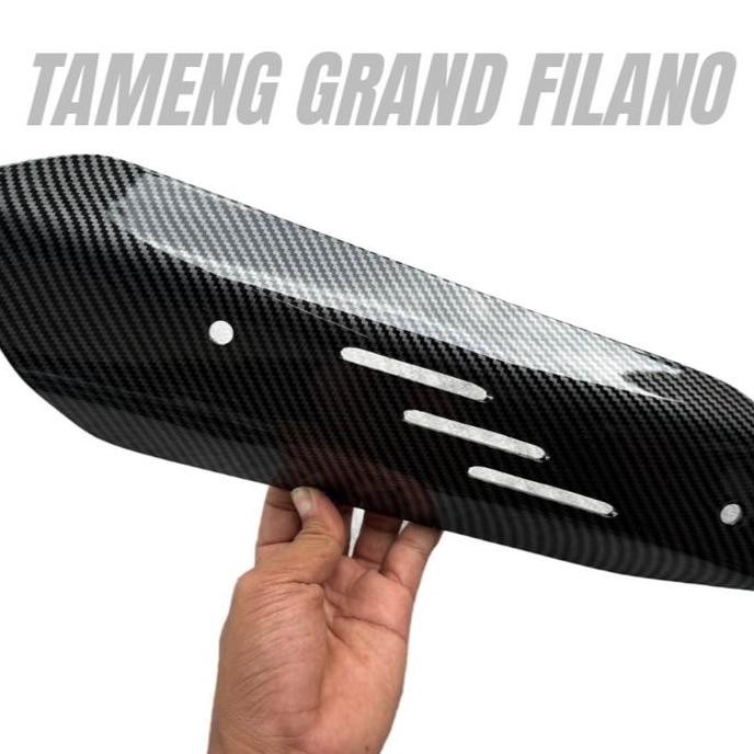 Promo TUTUP KNALPOT GRAND FILANO CARBON / Tutup knalpot grand filano carbon variasi grand filano aks
