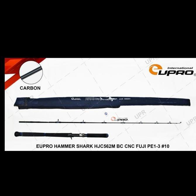 joran eupro hammershark 562 165 cm joran jigging tanduk overhead Original