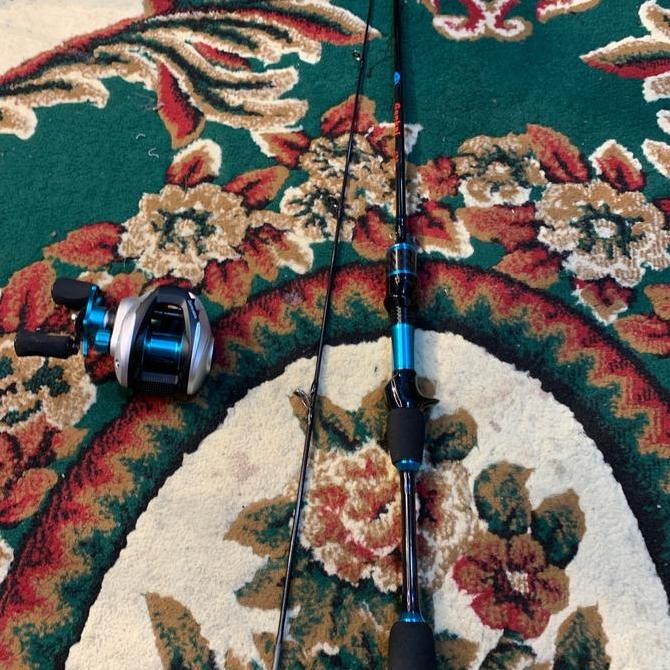 Joran UL Zorro zombie lentur set reel dragcliker  2-6Lbs carbon padat Original