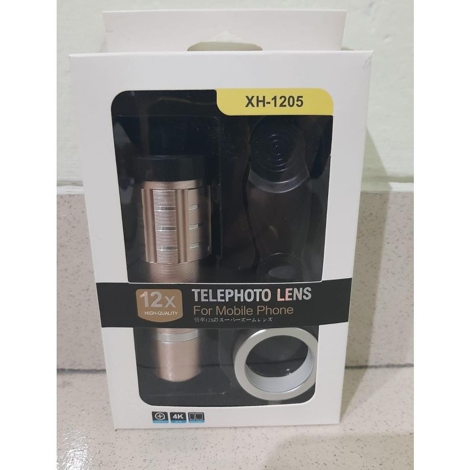 Lensa Kamera Handphone Hp 12X Zoom Portable Mobile Phone Tele