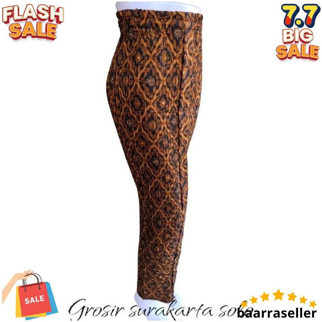 Rok Plisket Batik Wiru Motif Sido Luhur/Rok Wiru Plisket Batik Terlaris