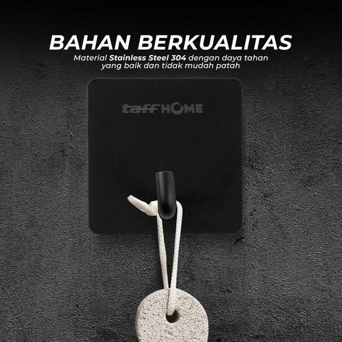 Gantungan Baju Tas Tempel Dinding Minimalis Hook Hanger Stainless Allshop