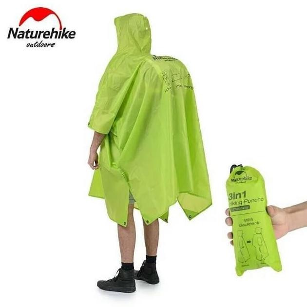 Jas Hujan Nh17D002-M / Nh17D003-M 210T/20D Poncho Jas Hujan Multifungsi Allshop