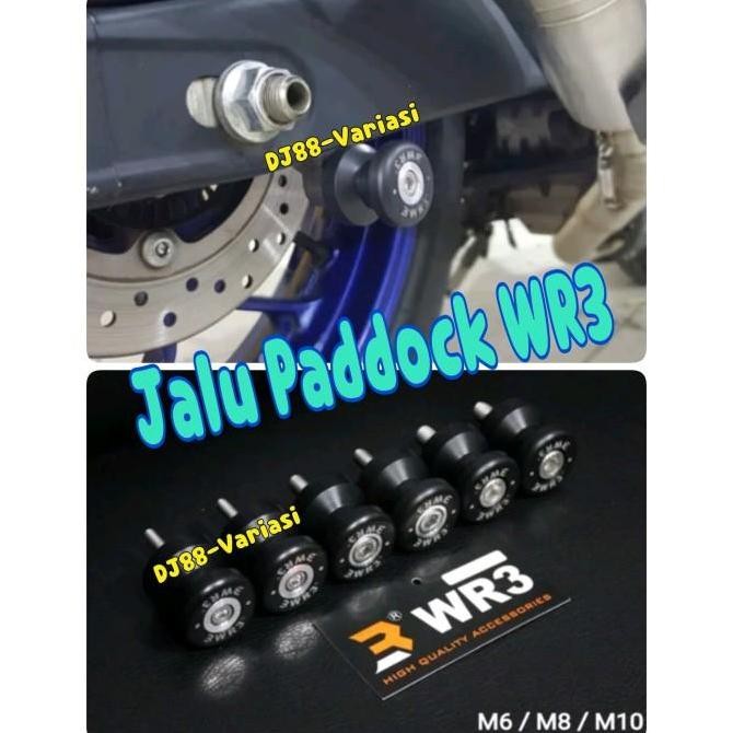 Jalu paddock wr3 M6 r15 v3 vva yamaha r25 mt25 m6 baut pedok peddok Best Seller Original