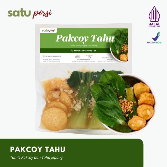 

LS Satu Porsi Pakcoy Tahu | Frozen Food Ready Meal
