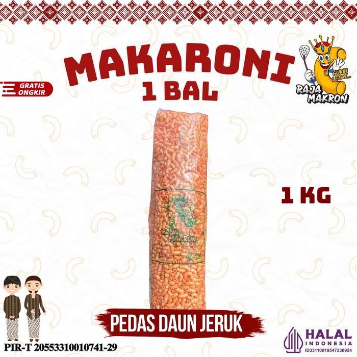 

LS 1 BAL MAKARONI KRESS BANTAT KEMASAN 1 KG 5 VARIAN RASA Food Snack Cemilan Makanan Pedas