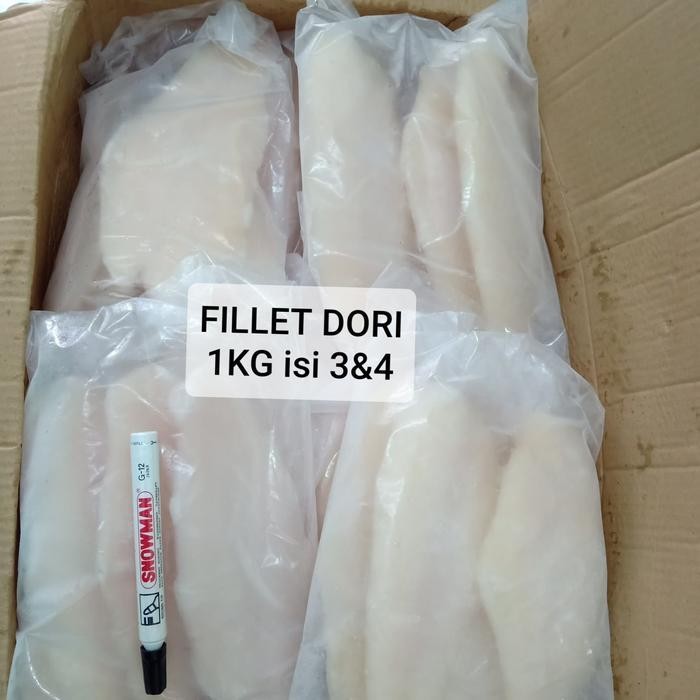 

LS Dori Fillet Lokal 1kg / Dory Fish Fillet 1kg Frozzen-Natural