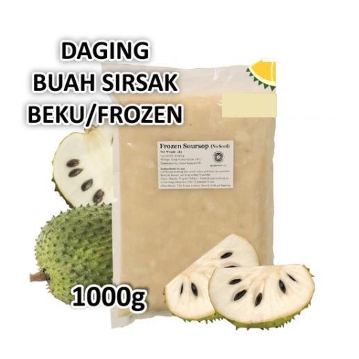 

LS Sirsak soursop frozen beku 1kg termurah Buah Beku Sirsak Tanpa Biji