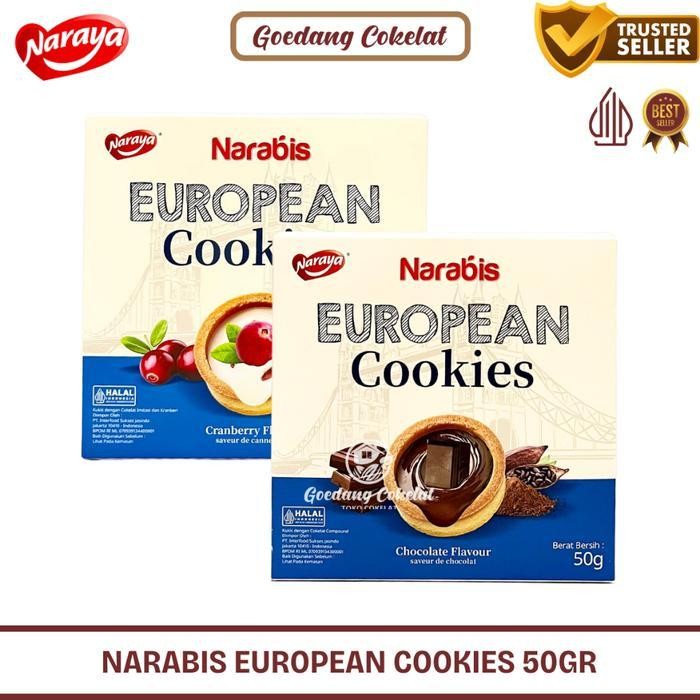 

LS Naraya Narabis European Cookies Rasa Chocolate Cranberry 60g / 50g