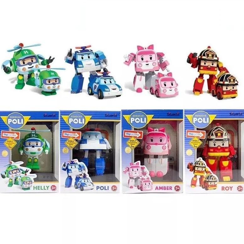 Hot Sale FAMILY TOYS ONLINE SHOP ROBOCAR HERO ROBOT 2 IN 1 TRANSFOMER ROBOT JADI MOBIL MAINAN ANAK A