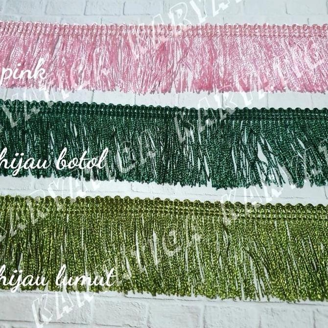 

Ready oke] Renda Rumbai Sisir (Halus) Lebar 5 cm - Panjang 15 Yard - Batch 2