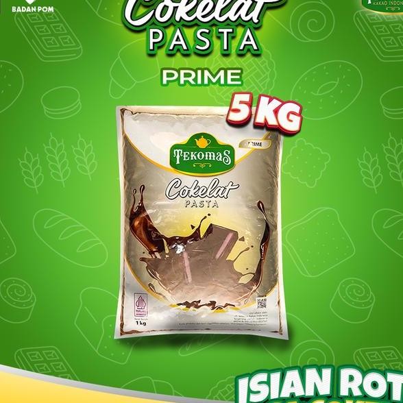 

Tekomas Cokelat Pasta Prime 5 Kg Cokelat Isian Topping Roti Siap Pakai Bahan Kue Praktis Baking Food Tepung