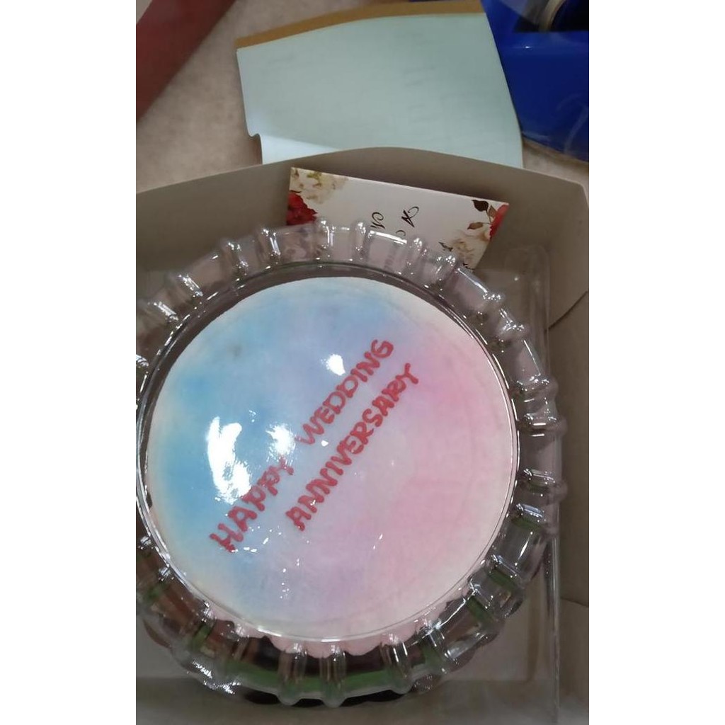 

Kue Ulang Tahun Ultah Bla Forest Topping Gradasi Warna Free Kartu