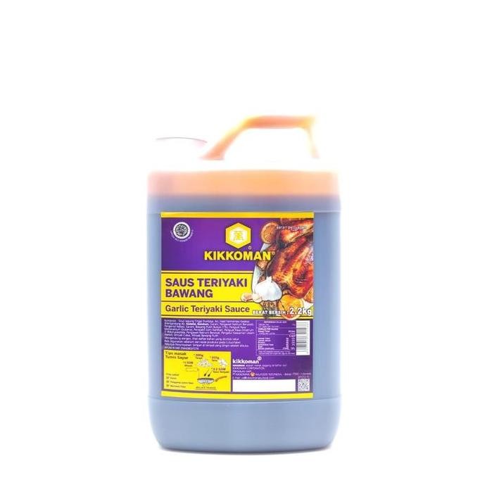

Kikkoman Garlic Teriyaki Sauce HALAL Jerigen 2L MS
