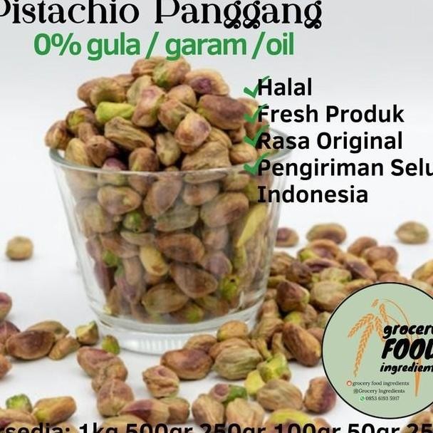 

Roasted Pistachio Nuts 100Gr Kacang Pistachio Panggang