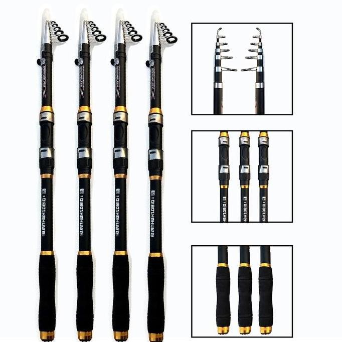 Satu Set Paket Joran Reel Pancing Murah Set Pancingan Ikan Galatama Joran dan Katrol Rill