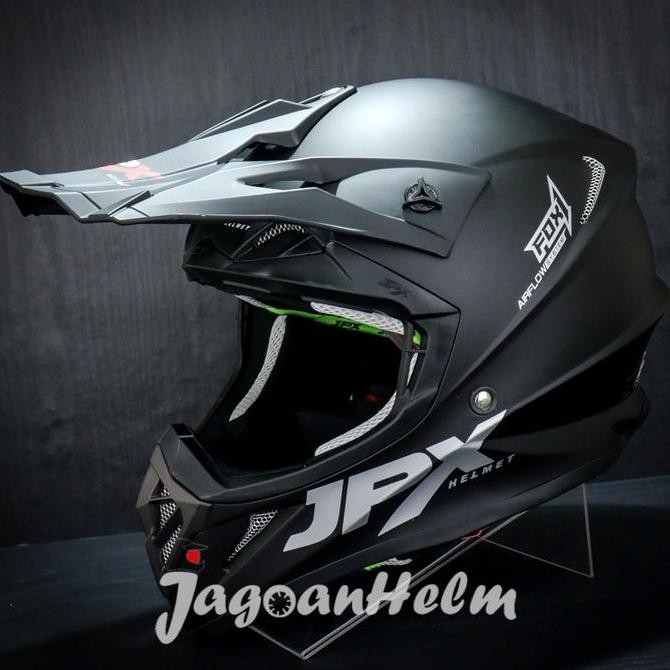 Jpx Helm Cross Fox 1 Solid | Fox1 Motocross Trail - Motorcycle