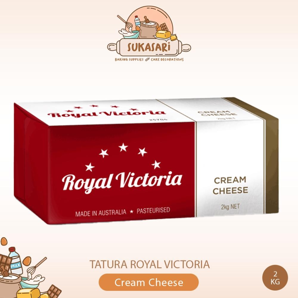 

Tatura Royal Victoria cream cheese 2 kg Tatura Australia keju krim 2kg