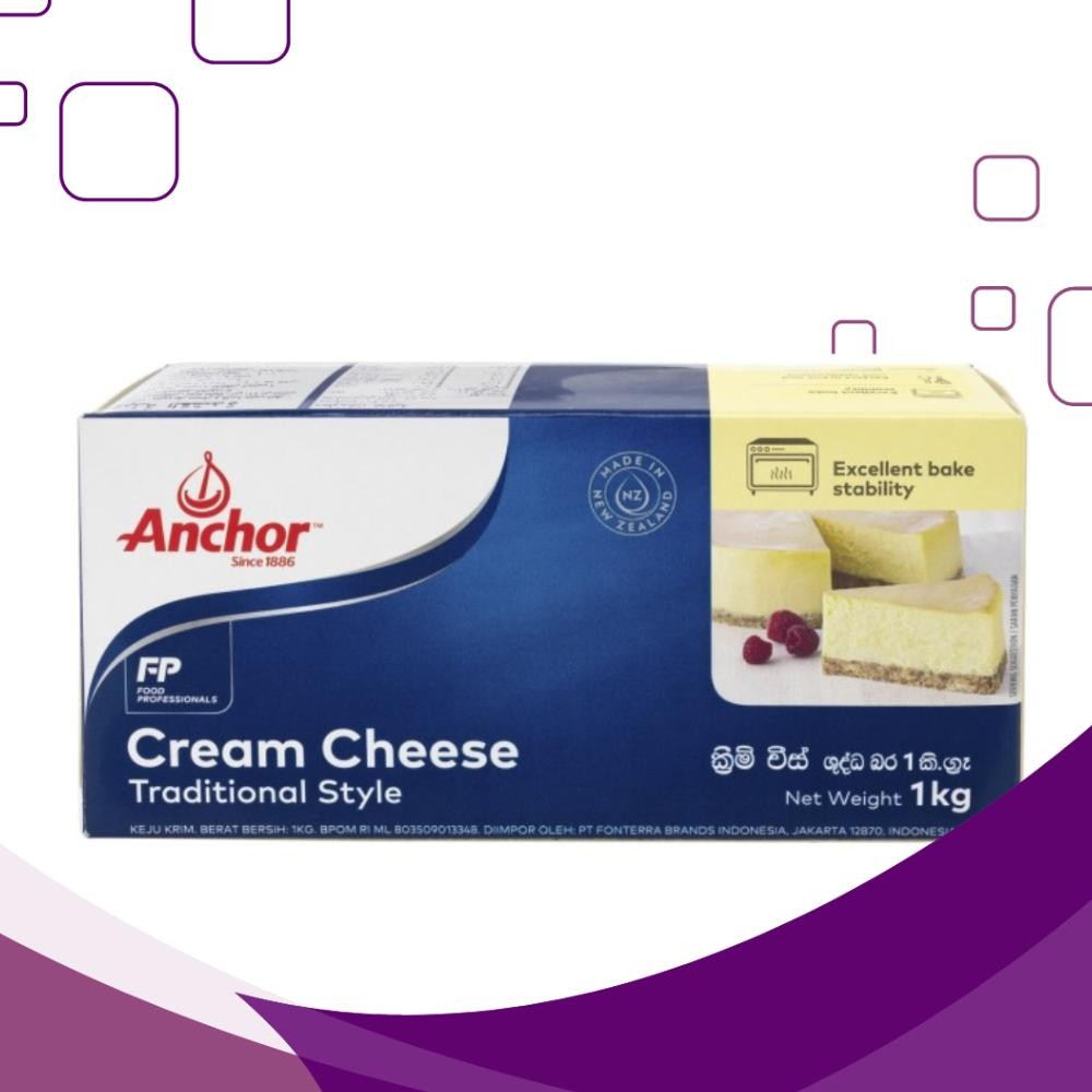 

Anchor Cream Cheese 1kg Packing Orinal