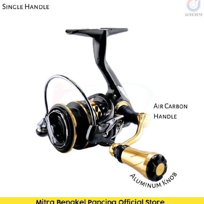 Reel Iroly Exceed Carbon Body  500 - 1000 Salt Water Mini Ultralight Reel Pancing Original