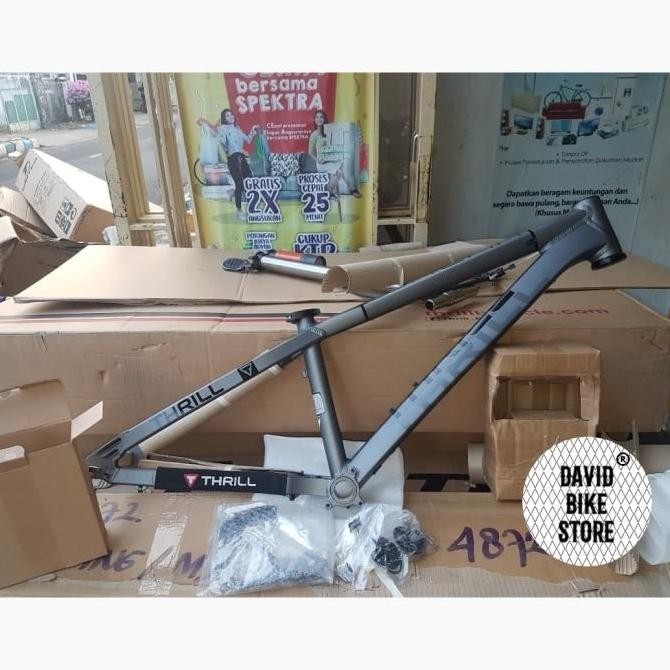 FRAME SET DIRT JUMP THRILL WREAK TERBARU (FREE ONGKIR) ORIGINAL DAN TERPERCAYA