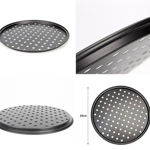 

Eltamart Loyang Pizza 24Cm Anti Lengket Perforated Crisper Pizza Pan