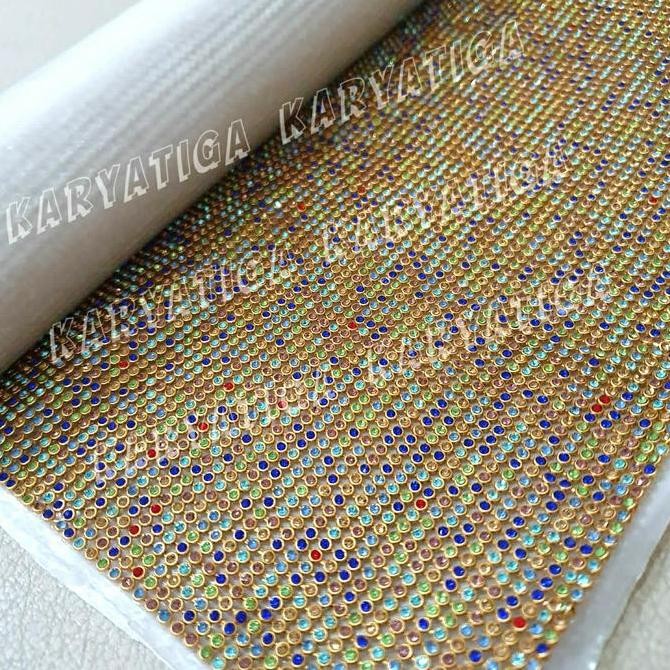 

@=@=@=@=] Aplikasi Diamond Tikar 142 Baris - Emas Warna Warni Biru (+/- 123 cm)