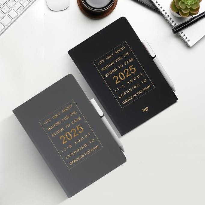 

Buku Agenda Planner 2025 Catatan Kerja Binder Jurnal Notebook Diary A5 HM