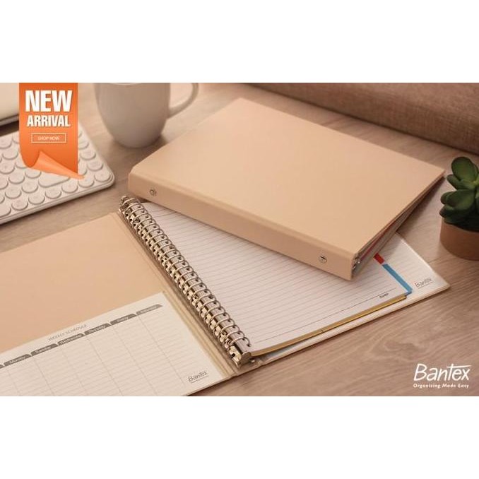 

Bantex Multiring Binder 26 Ring 25mm B5 Peach 1326 45+P HM