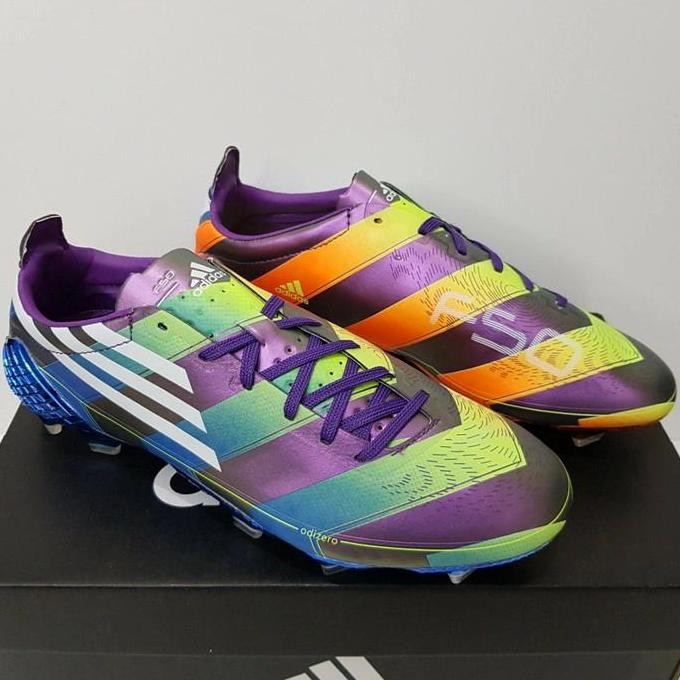 Sepatu Bola Adidas F50 X Ghosted Adizero Unity Purple Signal Green Fg