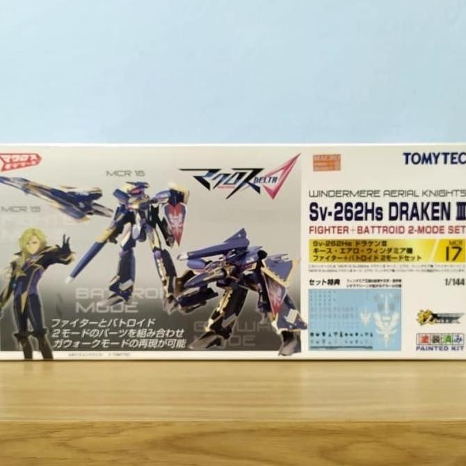 Tomytec Macross Delta 1/144 Sv-262Hs Draken III Fighter + Battroid 2-M
