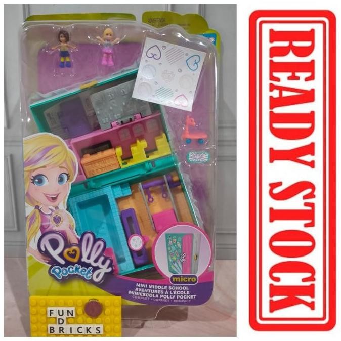 Mattel Polly Pocket Mini Middle School