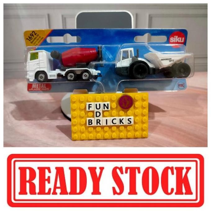Siku 1692 Construction Vehicle Set Diecast Alat Berat