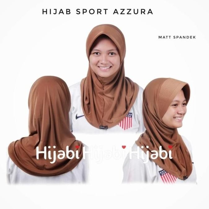 Jilbab Instan Hijab Sport Azzura Kerudung Olahraga