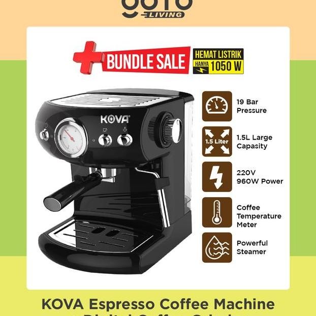 Kova Cod Bundling Espresso Maker Coffee Grinder Mesin Kopi