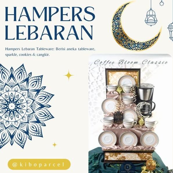 Parcel Lebaran Parcel Pecah Belah Coffee Set 12Pcs Coffee Maker