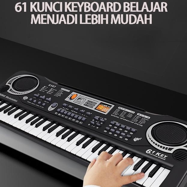 Piano 61Keys Piano Elektronik Pemula Piano Mainan Anak-Anak Smart Piano/Piano Elektronik Untuk Pemul