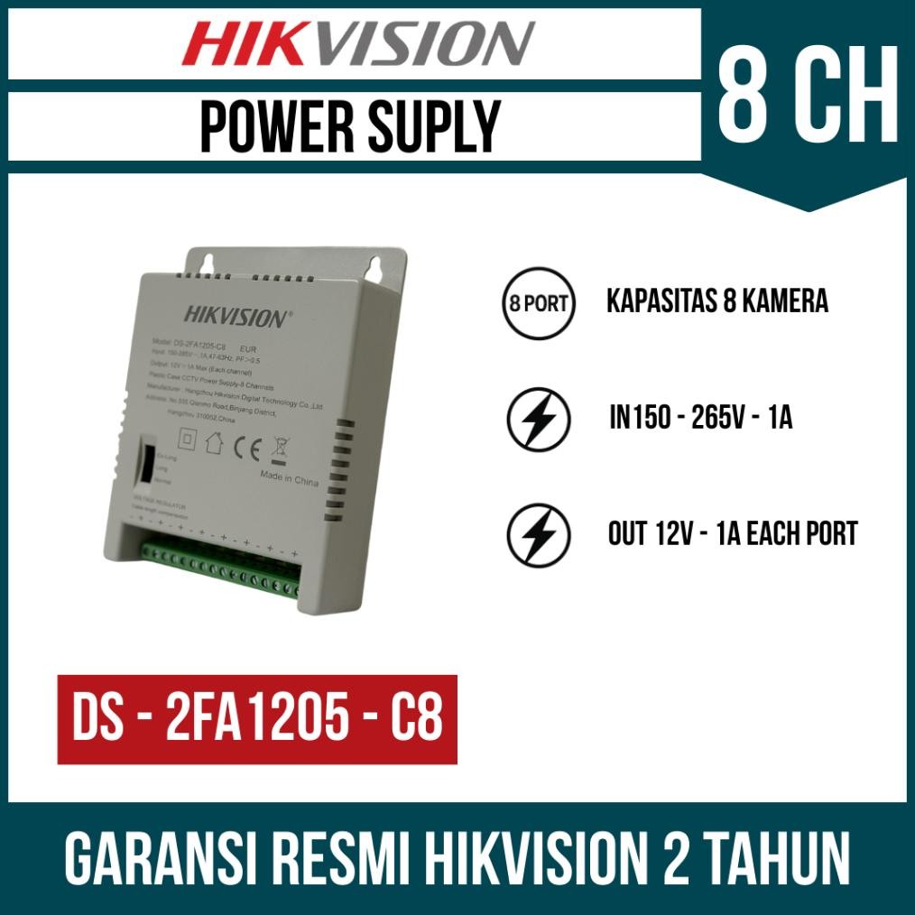 Power Suply Cctv Hikvision 8 Channel