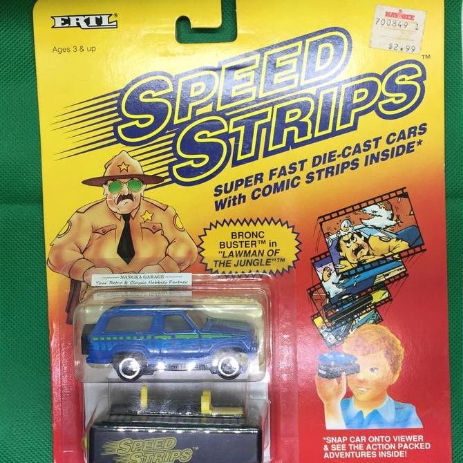 Vintage ERTL Speed Strips Comic Ford Bronco