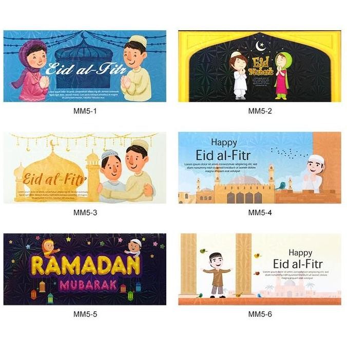 

Amplop Lebaran Hari Raya Idul Fitri/EID MUBARAK/Amplop THR - Harga/6pc Part2