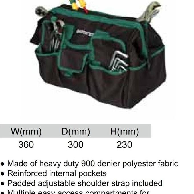 Tas Tools portable 14 " - 14 Inch portable tool bag 95183 SATA TOOLS