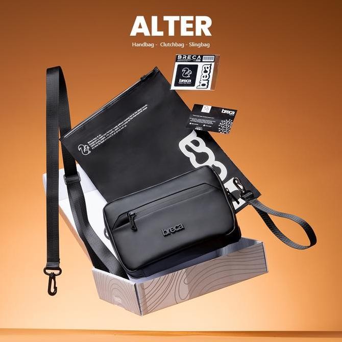 Breca - Handbag Alter tas tangan pria  Tas selempang waterproof Cowok
