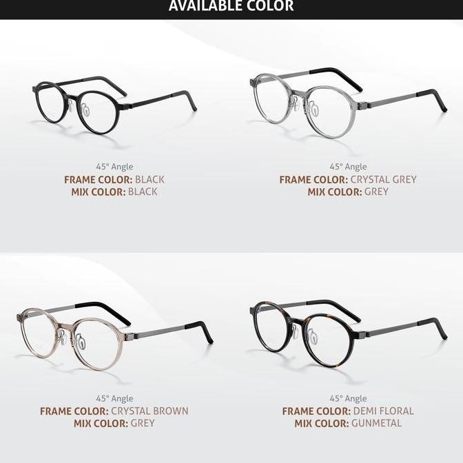 Kacamata Premium La Chapella Photocromic Anti Radiasi Blueray Titanium Frame U1823