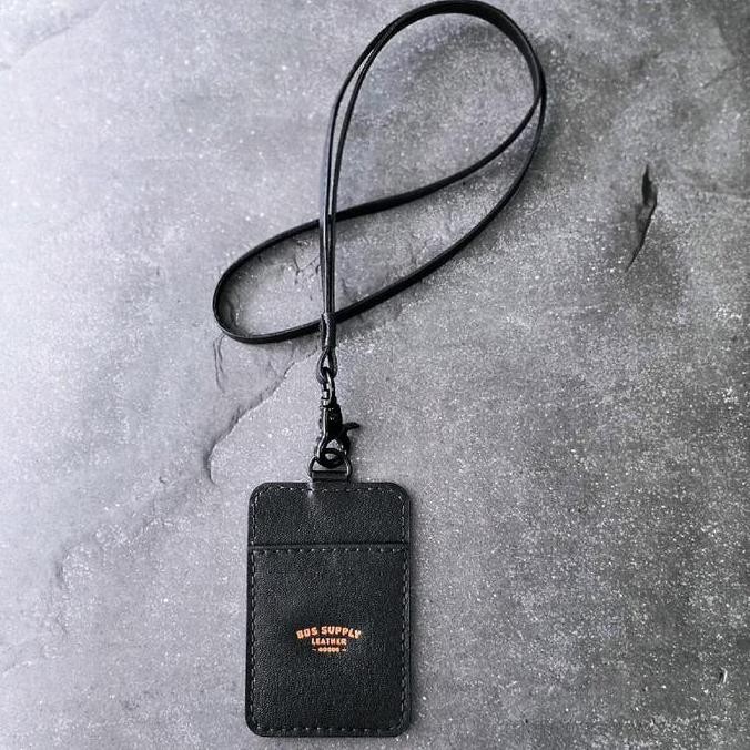 

HARGA DISC - BDS Marshal Copper - Full leather Lanyard ID card Holder