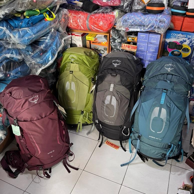 Osprey Atmos Ag 50 65 No Garansi Resmi Tas Gunung Carrier 50L 60L 70L
