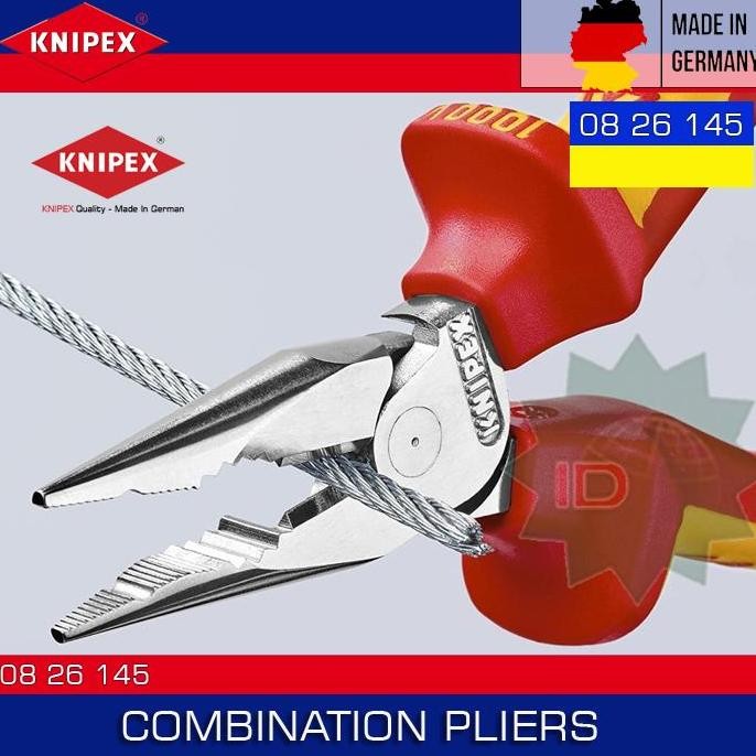Tang Kombinasi 08 26 145 Knipex Combination Plier