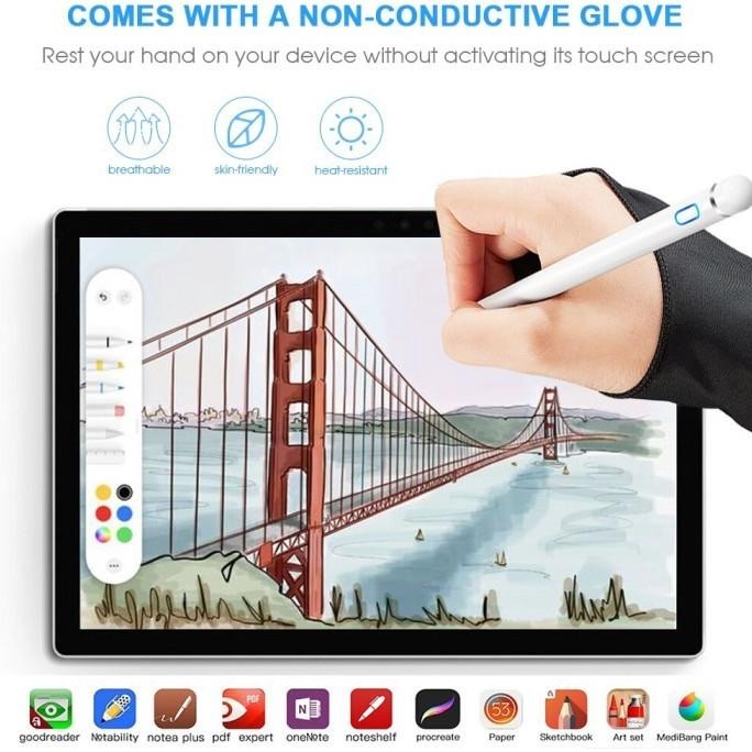 Prermium Pencil For Samsung Galaxy Tab A8 2022 Stylus Pen Android Universal - Hitam Original