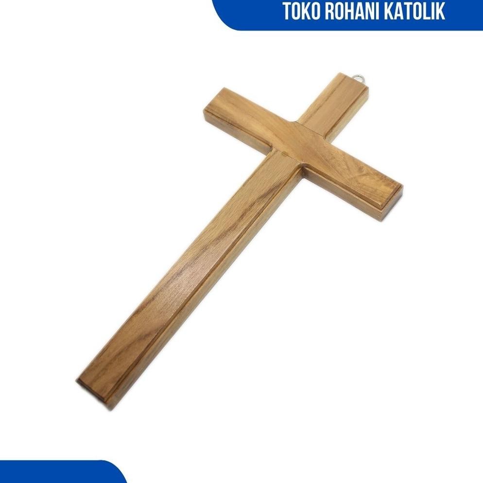 SALIB DINDING KRISTEN 40 CM (BESAR) / SALIB GANTUNG KRISTEN / HIASAN DINDING KRISTEN / PAJANGAN SALI