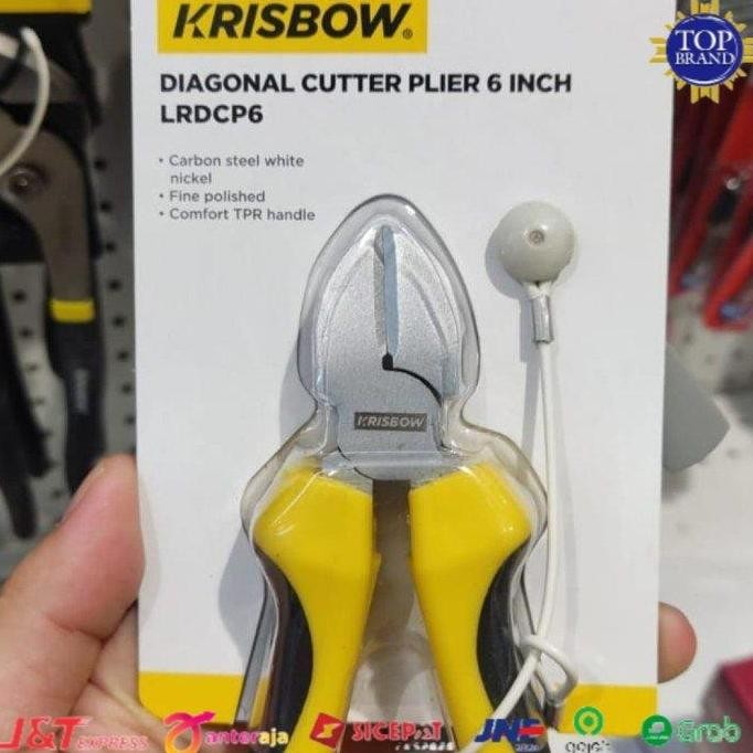 Tang Potong / Plier Diagonal Cutting 6 inch (Krisbow)